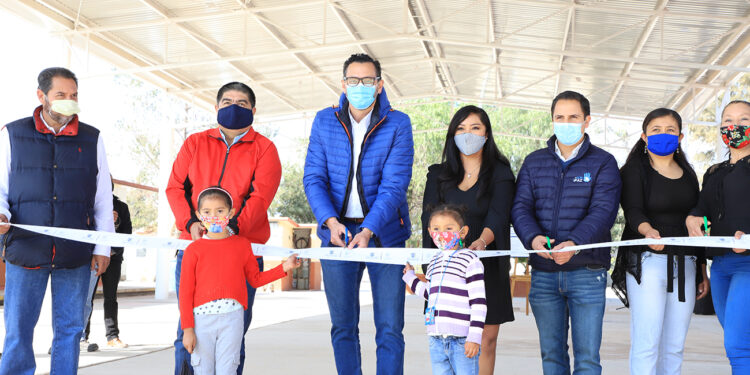 Se superan los 40 techos techados escolares inaugurados en SLP
