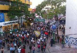 Continúan movilizaciones de normalistas en Chiapas