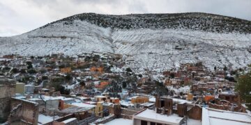 Nevada en la Sierra de Catorce