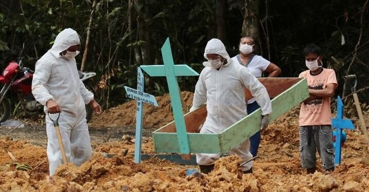 Brasil se aproxima a los 185.000 muertos por Covid-19