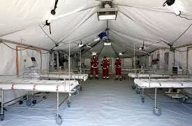 Instalan carpas en hospitales de la CDMX para ampliar atención de COVID-19