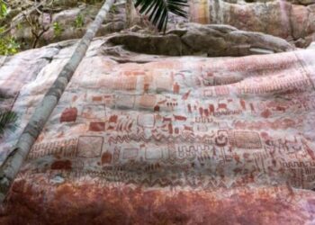 Hallan pinturas rupestres de la era de hielo en la selva del Amazonas