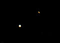 Así se vivió la conjunción entre Júpiter y Saturno después de varios siglos