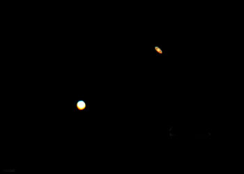 Así se vivió la conjunción entre Júpiter y Saturno después de varios siglos