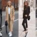 Looks de traje con tenis para llevar a la oficina