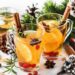 Ponche frío de vino blanco y mandarina
