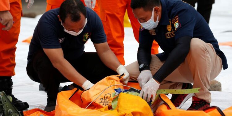 Localizan cajas negras de avión que cayó en Indonesia