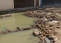 Vecinos de B. Anaya reportan obras incompletas y salida de aguas negras