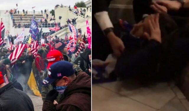 Mujer muere tras ser baleada durante protestas en el Capitolio