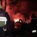 Fogata provoca incendio en bodega para almacenar cartón en Iztapalapa