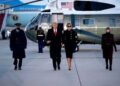 Trump aterriza en Florida poco antes de la juramentación de Biden