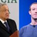 AMLO critica carta de Mark Zuckerberg por cuentas de Trump, fue prepotente