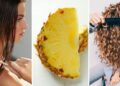 Como rizar el cabello de manera natural con agua de piña