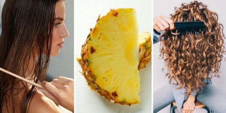Como rizar el cabello de manera natural con agua de piña