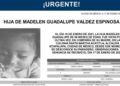 Activan Alerta Amber para localizar a bebé de seis meses de edad
