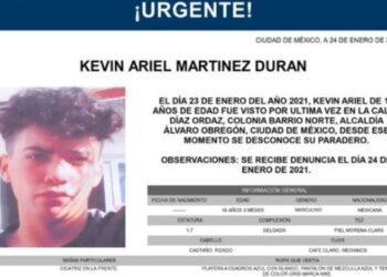 Activan Alerta Amber para localizar a Kevin Ariel Martínez Durán