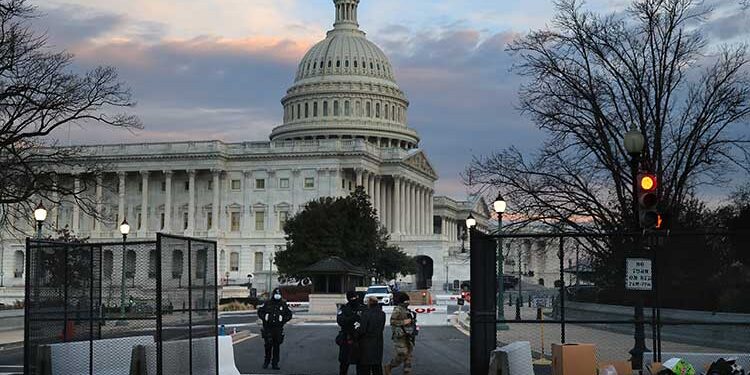 Washington es una fortaleza previo a investidura de Joe Biden; así luce