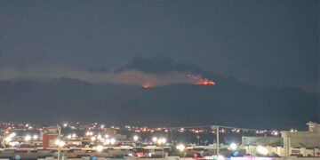 Incendio en el volcán Iztaccihuatl