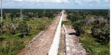 Aparece socavón en Tren Maya