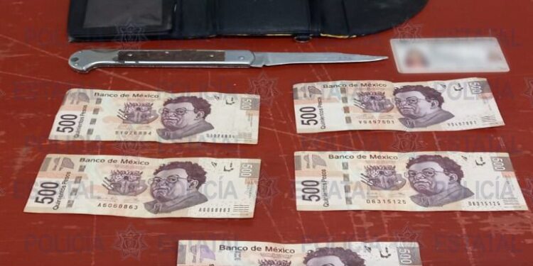 Por robo a transeúnte, fue detenido