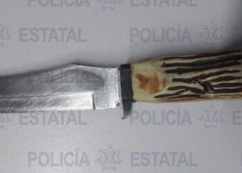 En portación de arma prohibida fue detenido sujeto en el rancho La Cruz