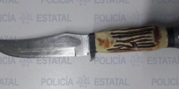 En portación de arma prohibida fue detenido sujeto en el rancho La Cruz