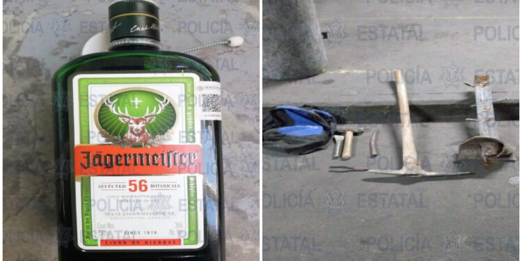 Detenidas, personas que intentaron robar alcohol y herramientas en SLP
