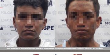 Tres sujetos fueron detenidos acusados de presunto robo