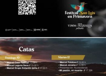 Festival San Luis en Primavera alista cata de vinos y mezcales