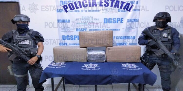 Fueron asegurados más de 34 kilos de marihuana
