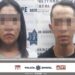 Pareja fue detenida con 27 dosis de cristal y un arma