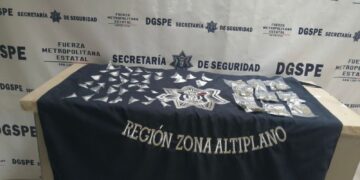Policías Estatales arrestaron a sujeto que fue sorprendido con drogas en Matehuala