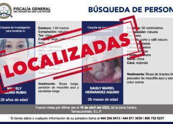 Localizaron a mujer e hija que eran buscadas en Tamazunchale