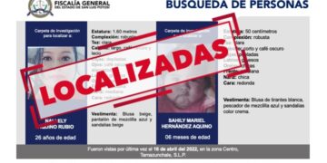 Localizaron a mujer e hija que eran buscadas en Tamazunchale