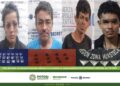 Detienen a cuatro personas con dosis de droga