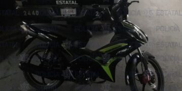 Arrestaron a sujeto que conducía una motocicleta robada