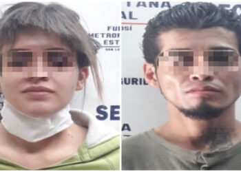Tras persecución, policías estatales detuvieron a pareja con vehículo robado