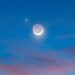Conjunción de la Luna y Marte podrá ser visible justo después del atardecer.