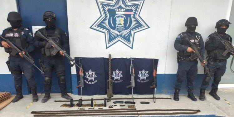 Guardia Nacional y Policías Estatales aseguraron drogas en Tamasopo