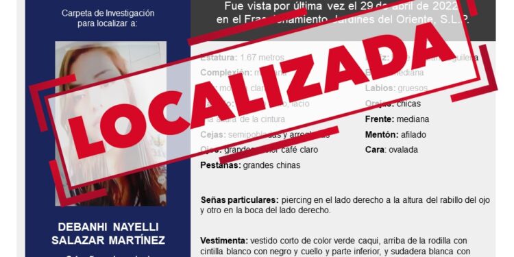 Fue localizada con vida Debanhi Nayelli
