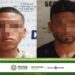 Capturan a sujetos con un arma larga y droga