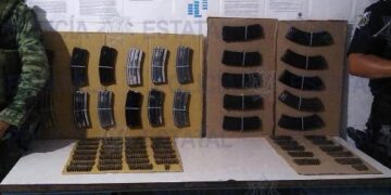 Policías Estatales aseguraron cargamento de armas en Estación Las Palmas