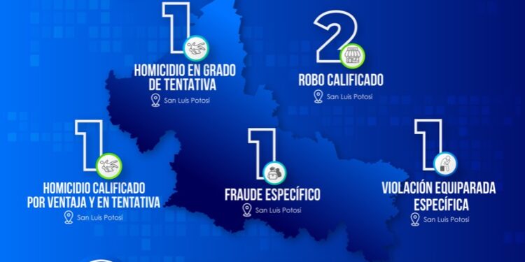 Arrestaron a 6 personas por homicidio, violación y robos