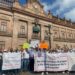 Maestros se manifiestan, exigen se cumpla con lo prometido