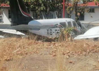 La avioneta donde viajaba Geraldine Ponce aterrizó de  emergencia