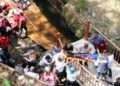 Colapsa puente colgante en Cuernavaca; entre los heridos esta el alcalde y su esposa