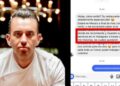 “No sabía que tragar gratis era trabajar”; Chef mexicano arremete contra una influencer