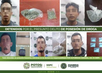 Detienen a 5 personas en diferentes puntos de la ciudad por posesión de droga