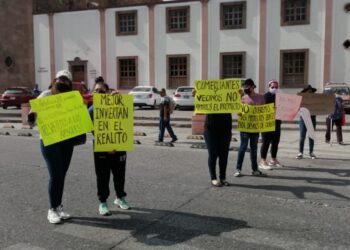Vecinos de Himno Nacional se manifestaron en contra de la rehabilitación de la Avenida