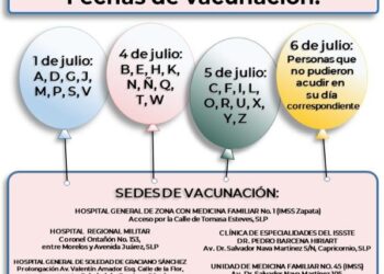 Esta semana inicia la jornada de vacunación de niños de 5 a 11 años en SLP